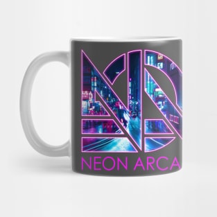 Neon Arcadia Daydreams logo shirt Mug